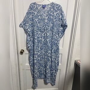Pine Cone Hill Kaftan Muu Muu  Dress One Size